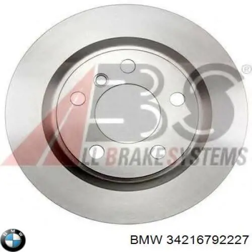 Comprar 34216792227 BMW Disco de freno trasero