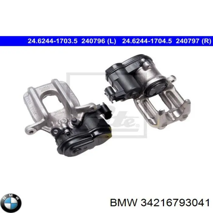 Pinza de freno trasera izquierda BMW 34216793041 precio, desde 97,28 EUR