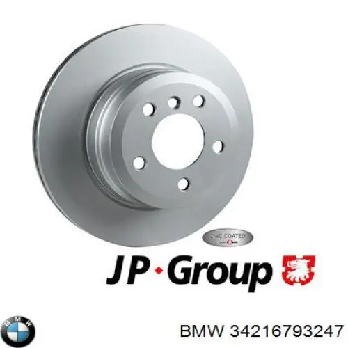 Comprar 34216793247 BMW Disco de freno trasero