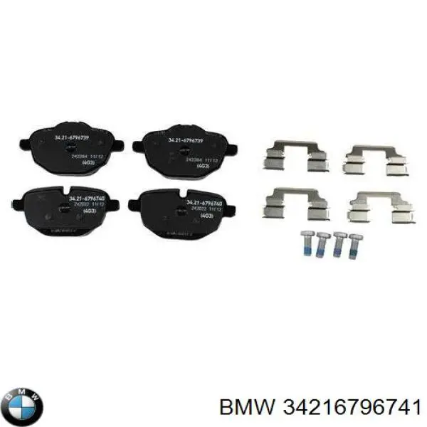 Pastillas traseras de freno BMW 34216796741 precio, desde 27,12 EUR