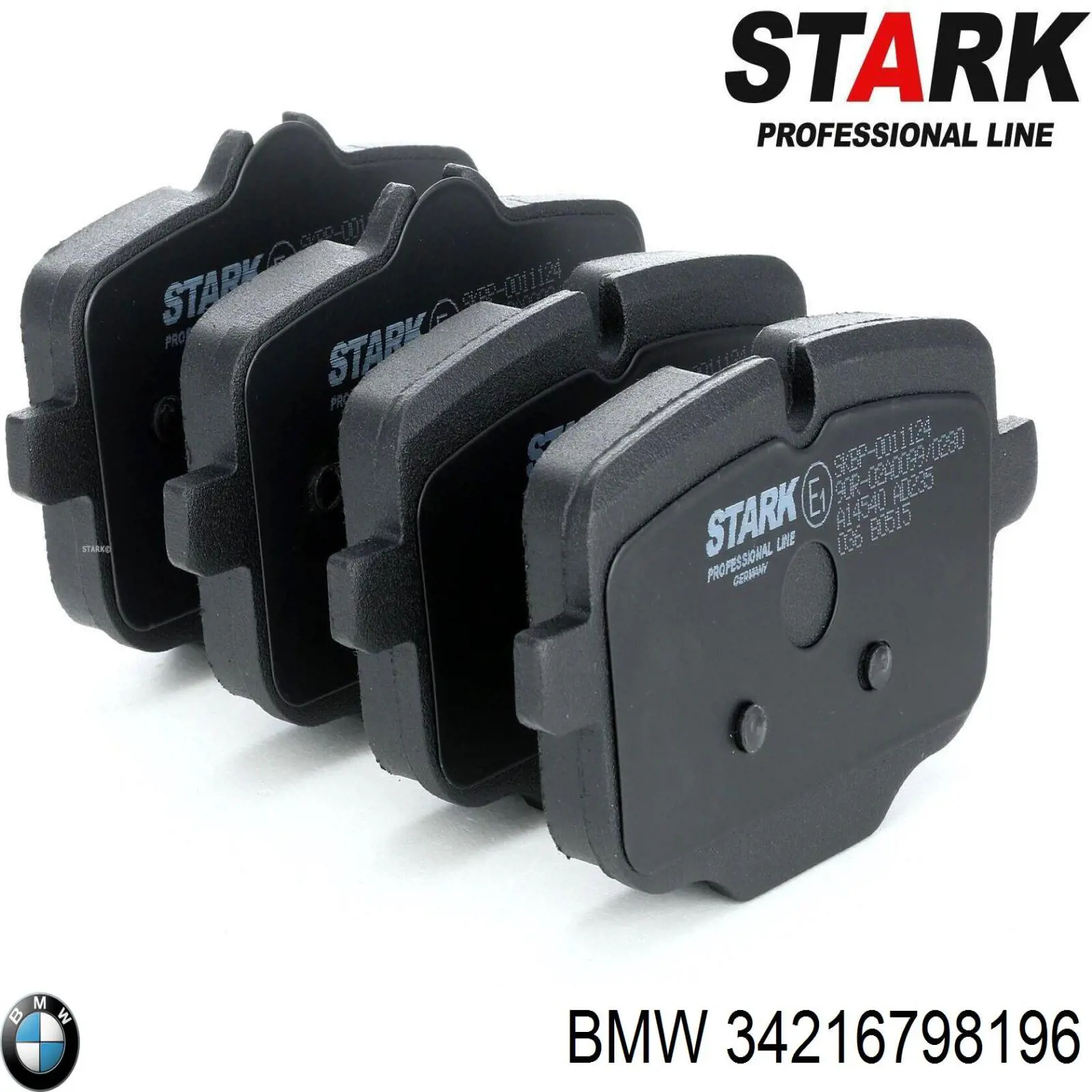 34216798196 BMW pastillas de freno traseras