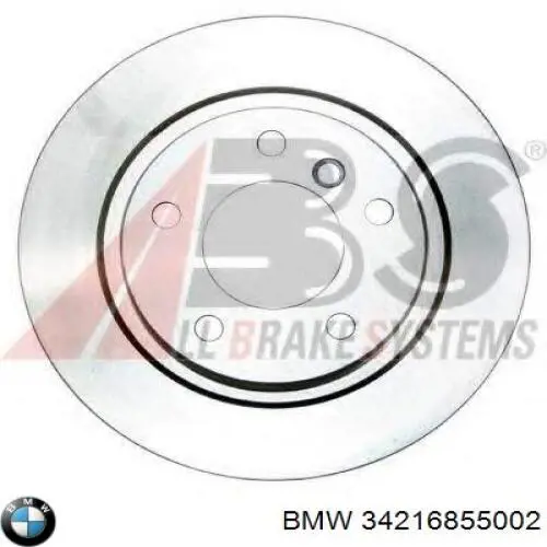 34216855002 BMW disco de freno trasero