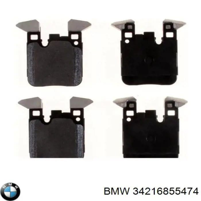 34216855474 BMW pastillas de freno traseras