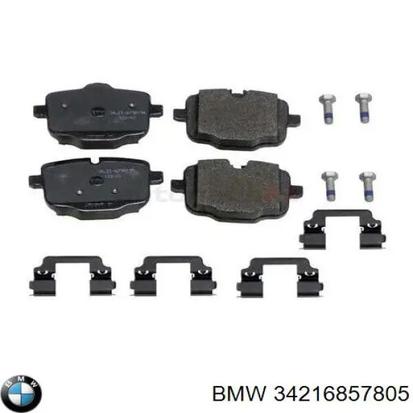 34216857805 BMW pastillas de freno traseras