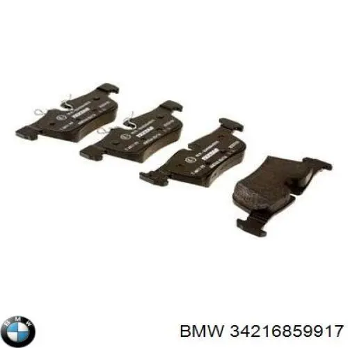 Comprar 34216859917 BMW Pastillas de freno traseras