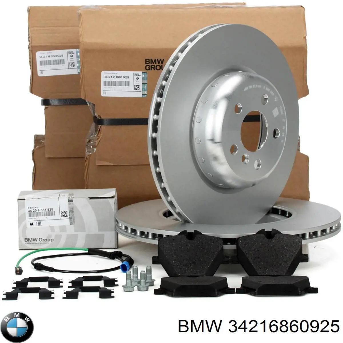 34216860925 BMW Freno de disco trasero