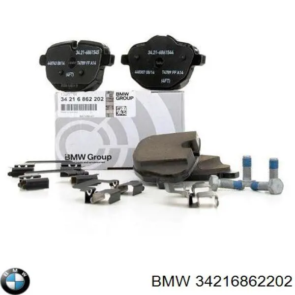 34216862202 BMW pastillas de freno traseras