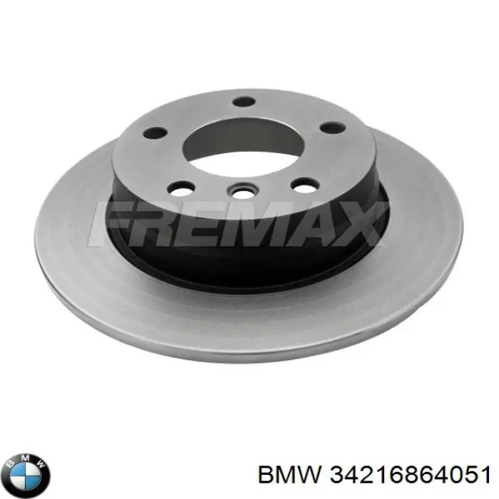 Comprar 34216864051 BMW Disco de freno trasero