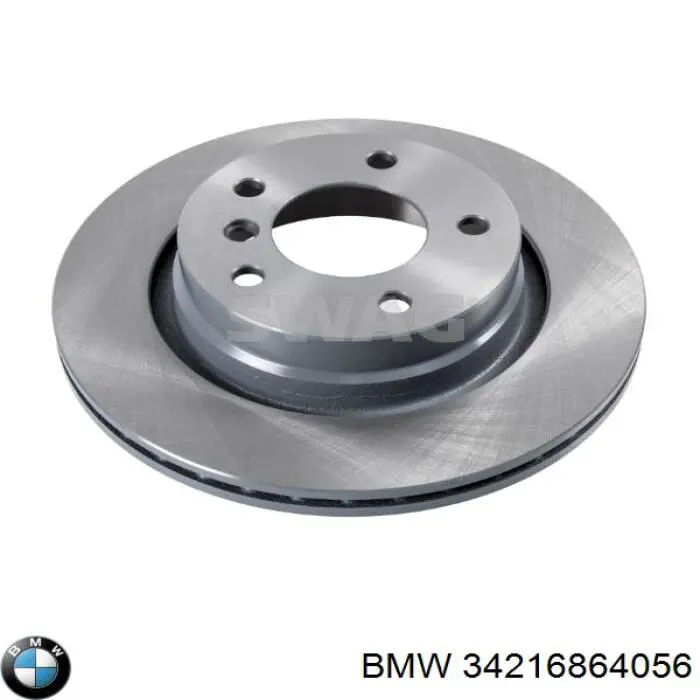 34216864056 BMW Freno de disco trasero