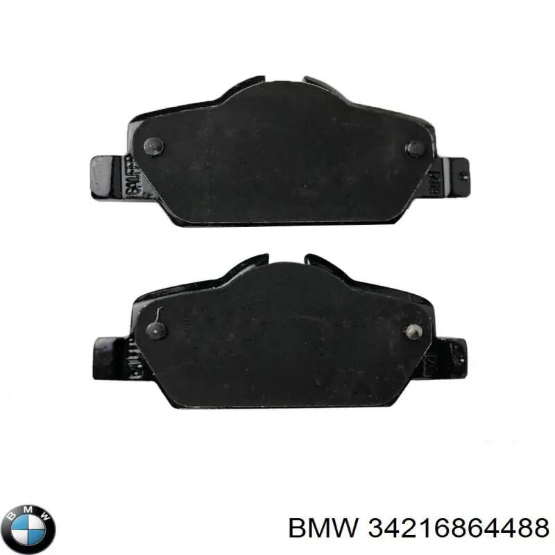 34216864488 BMW pastillas de freno traseras