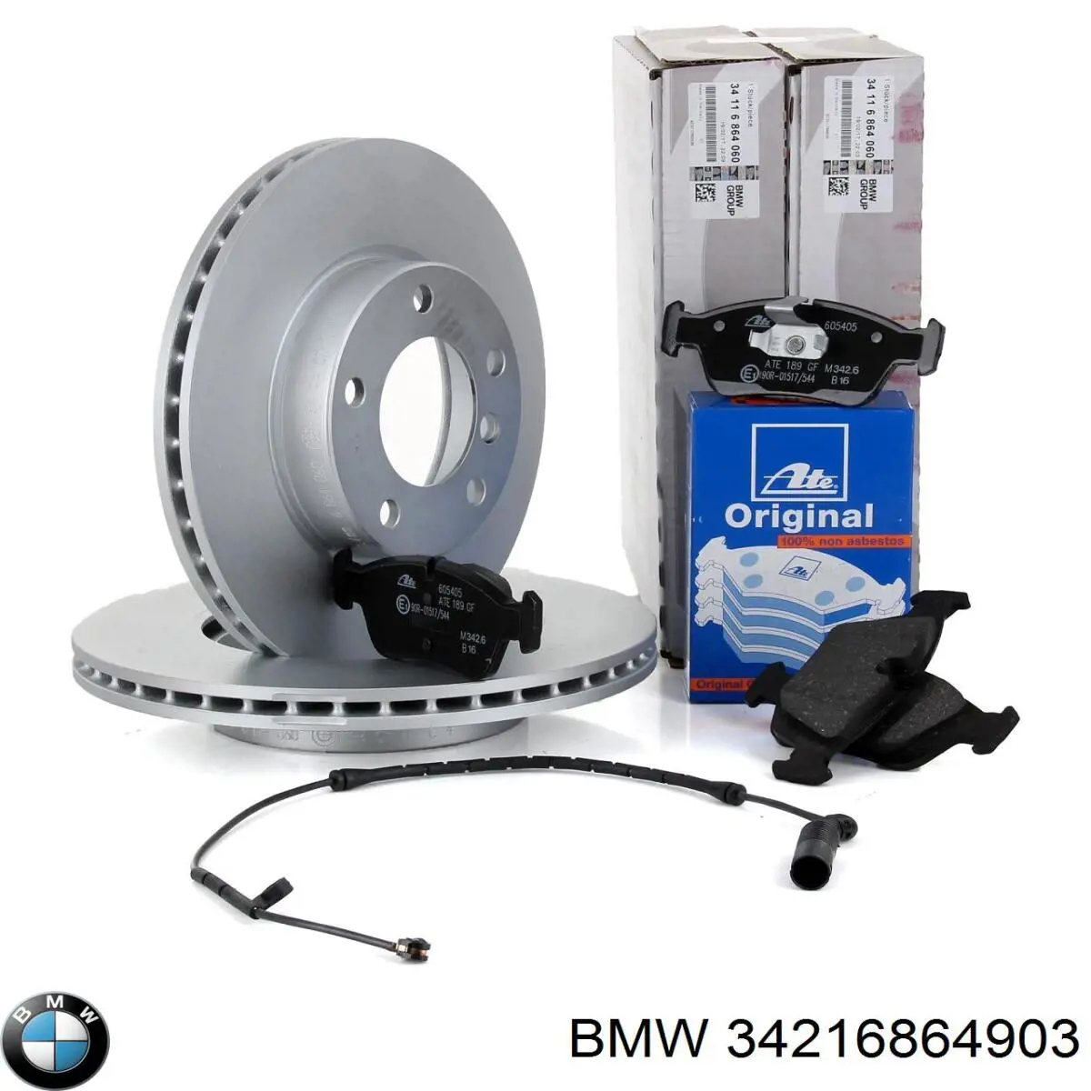 Disco de freno trasero 34216864903 BMW