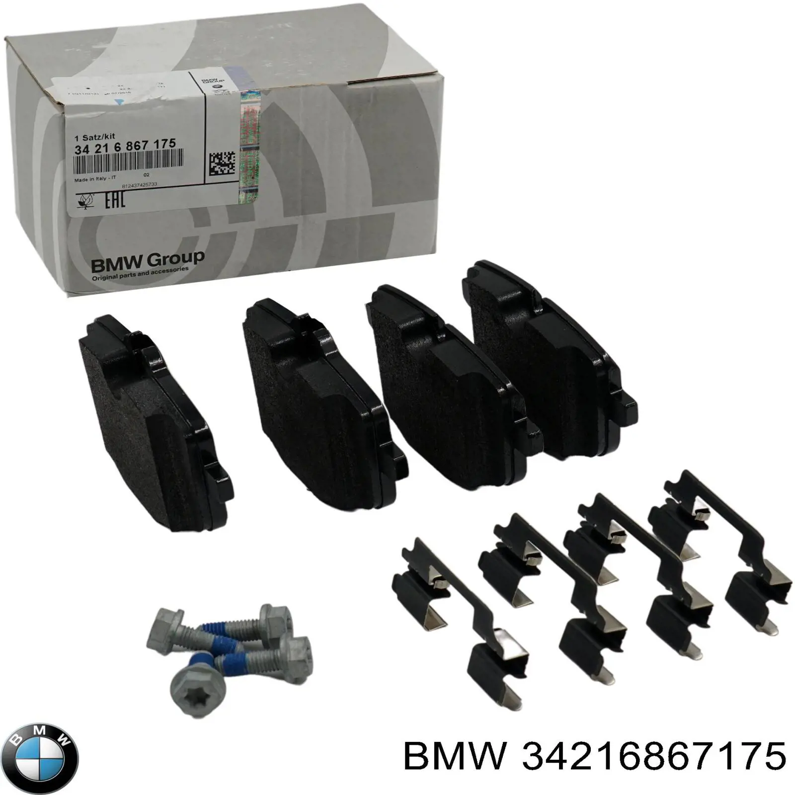 34216867175 BMW pastillas de freno traseras