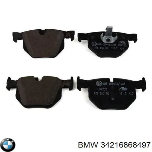 Pastillas traseras de freno BMW 34216868497 precio, desde 30,81 EUR
