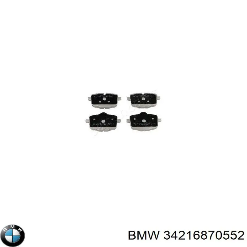 Comprar 34216870552 BMW Pastillas de freno traseras