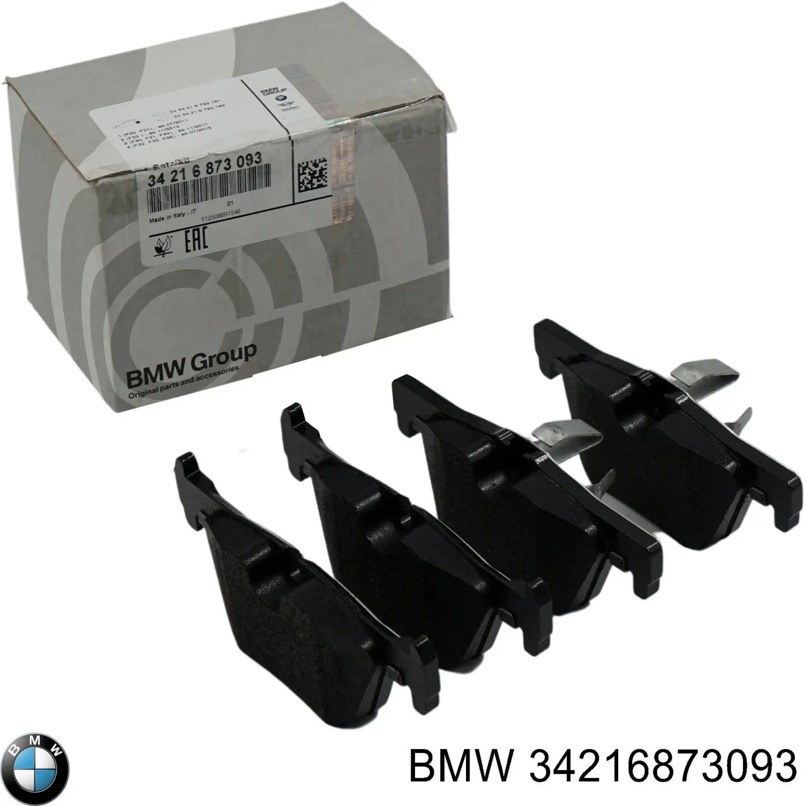 Pastillas traseras de freno BMW 34216873093 precio, desde 25,73 EUR