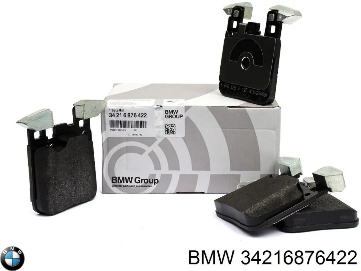 34216876422 BMW pastillas de freno traseras