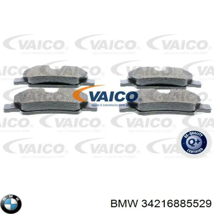 Comprar 34216885529 BMW Pastillas de freno traseras