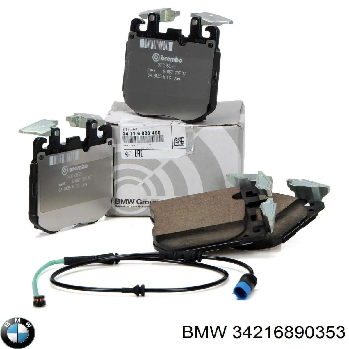 Comprar 34216890353 BMW Pastillas de freno traseras