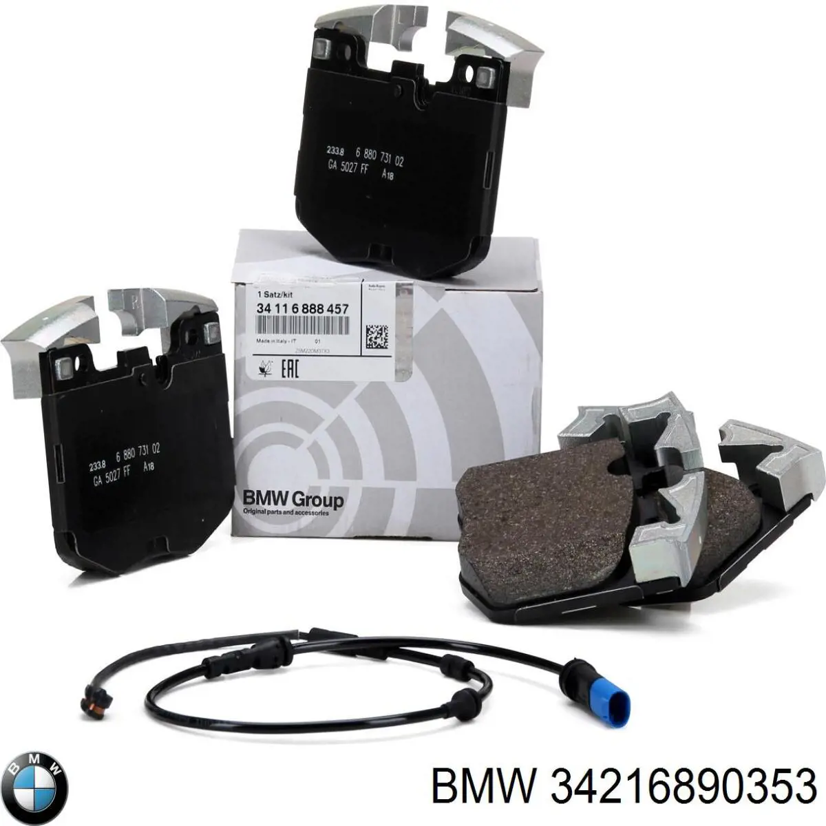 Pastillas traseras BMW 34216890353
