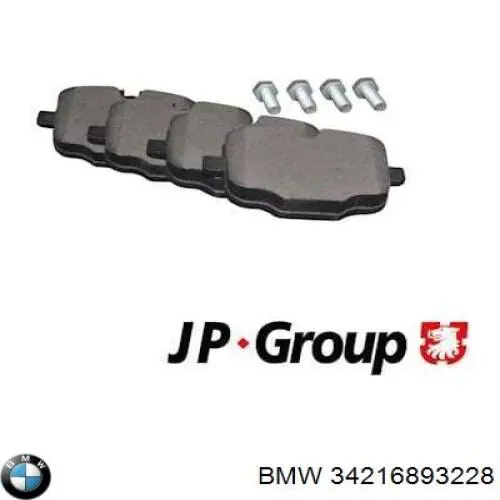 34216893228 BMW pastillas de freno traseras