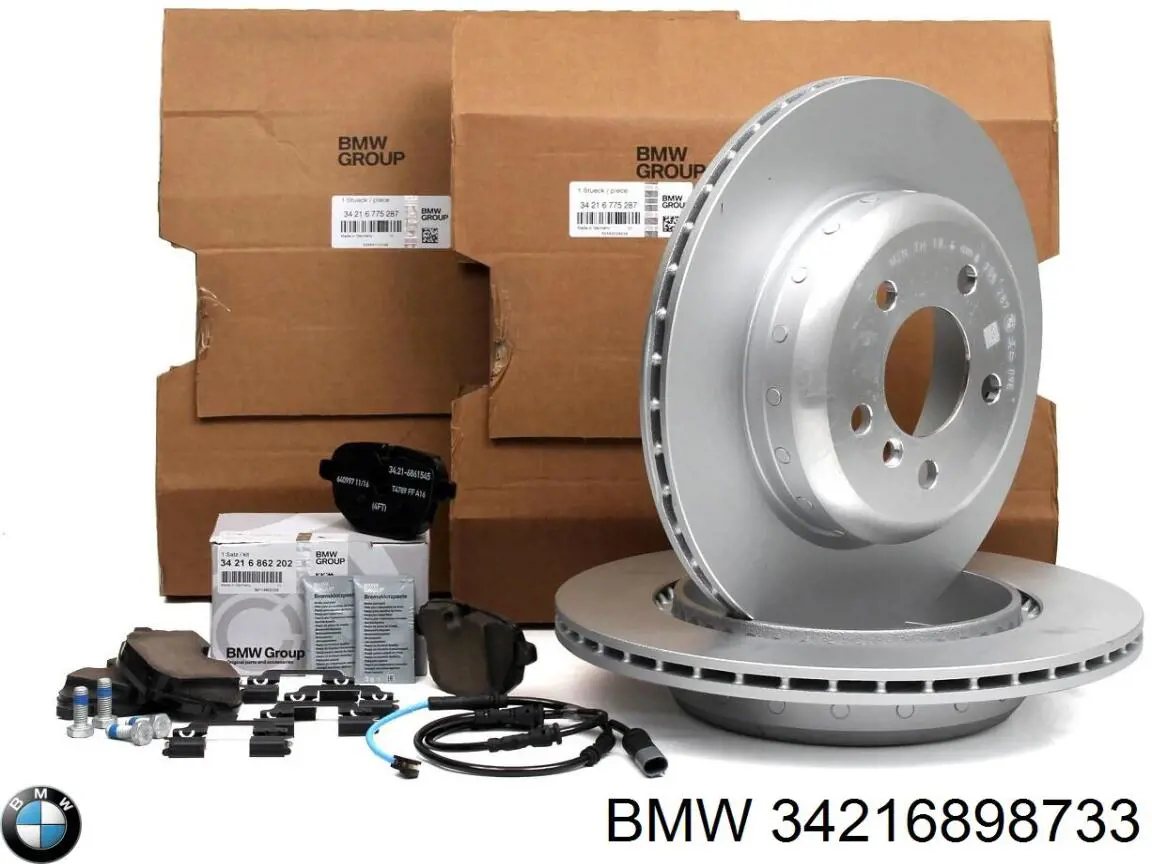 Comprar 34216898733 BMW Disco de freno trasero