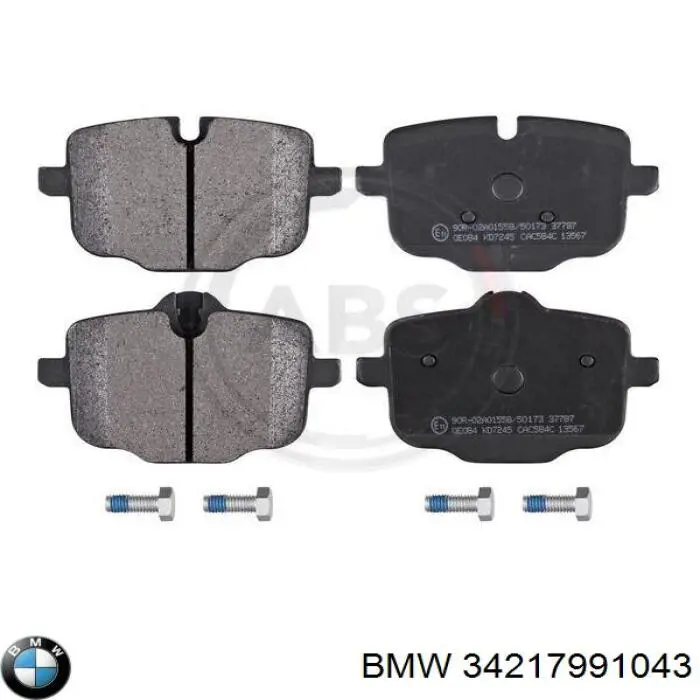 34217991043 BMW pastillas de freno traseras