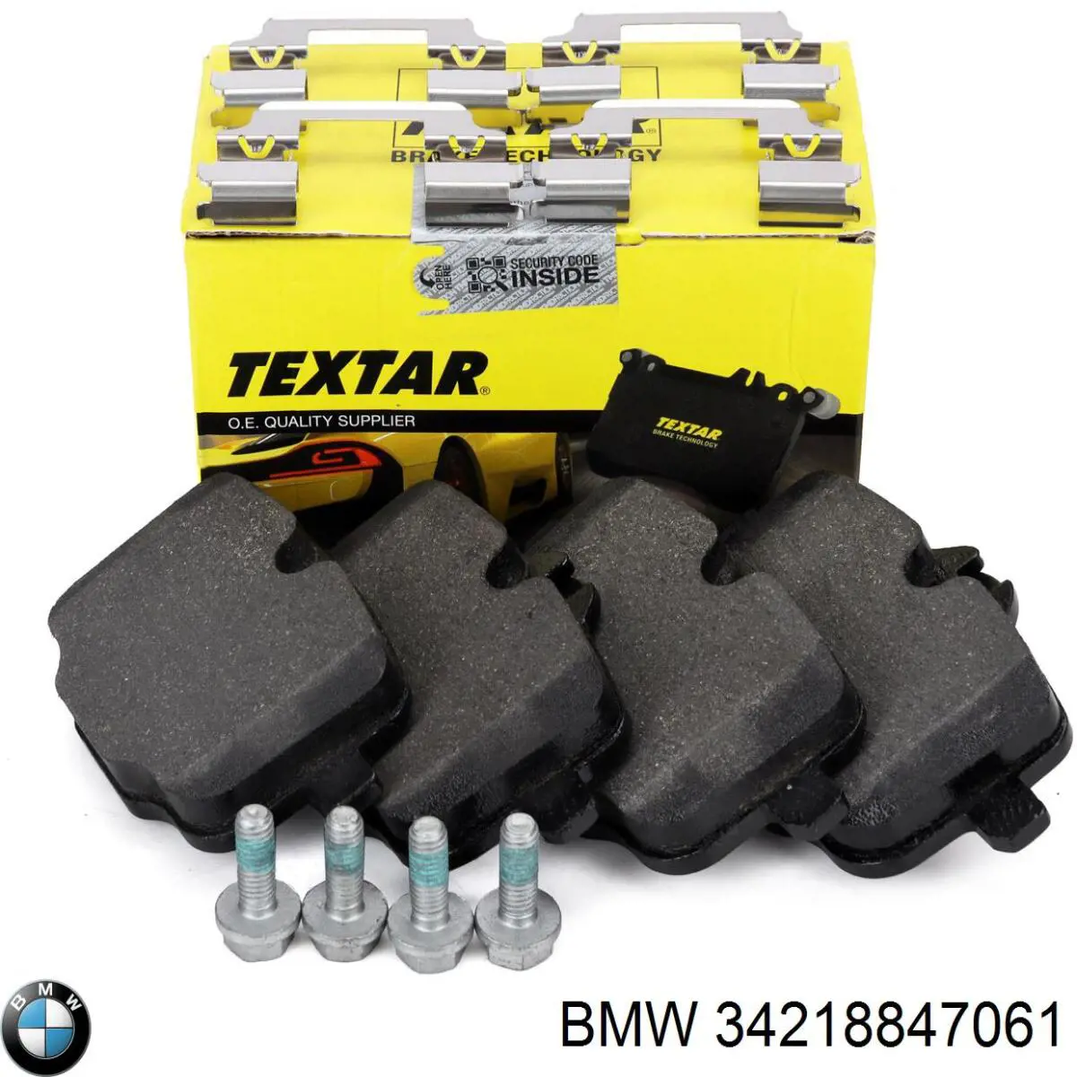 34218847061 BMW pastillas de freno traseras