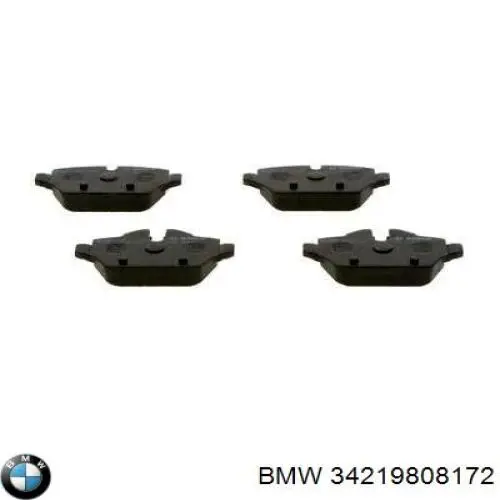 Pastillas traseras de freno BMW 34219808172 precio, desde 27,38 EUR