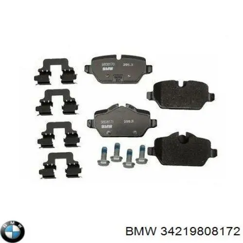 Comprar 34219808172 BMW Pastillas de freno traseras