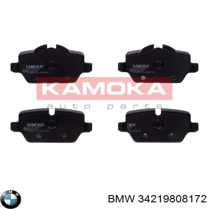 34219808172 BMW Pastillas freno traseras