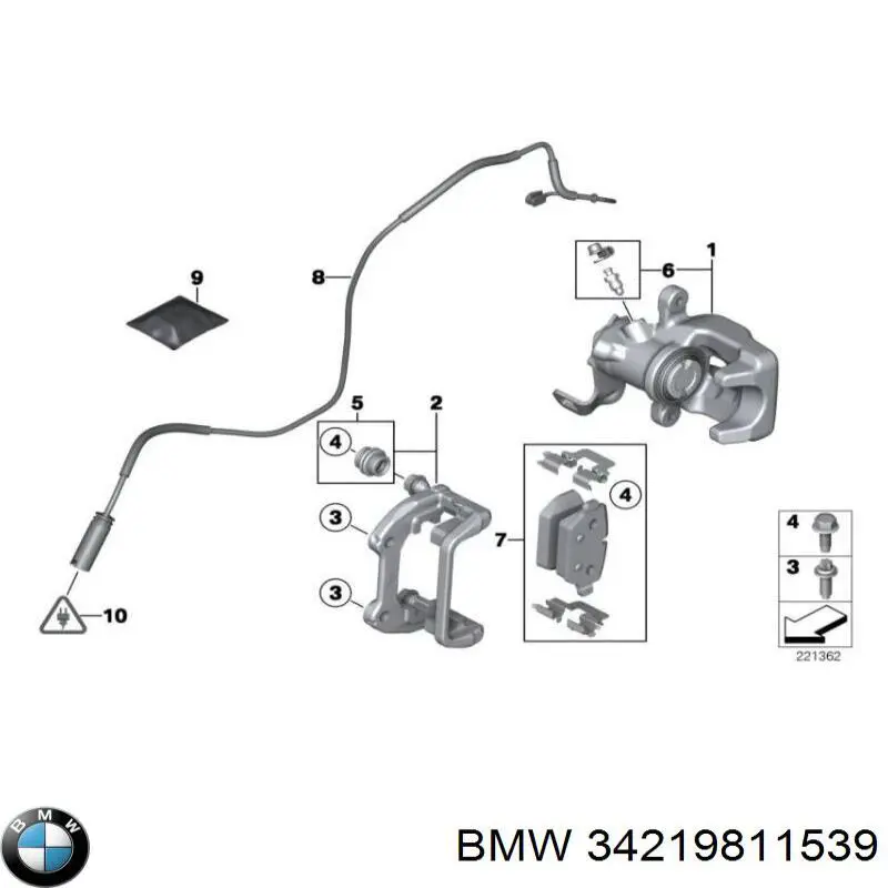 Disco de freno trasero BMW 34219811539 precio, desde 40,44 EUR
