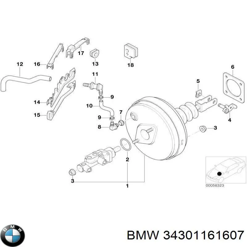 34301161607 BMW