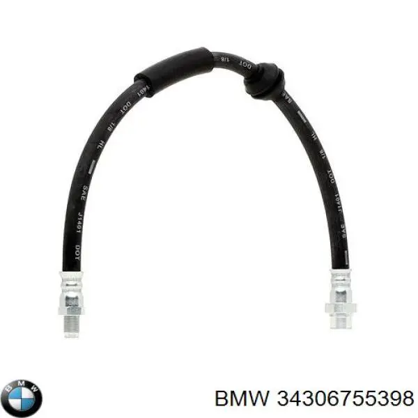 34306755398 BMW tubo flexible de frenos trasero