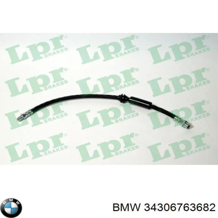 34306763682 BMW tubo flexible de frenos trasero