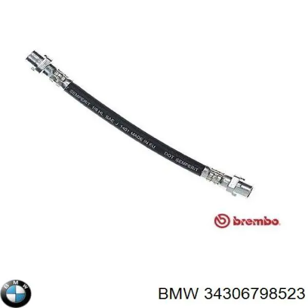 Comprar 34306798523 BMW Latiguillo de freno trasero
