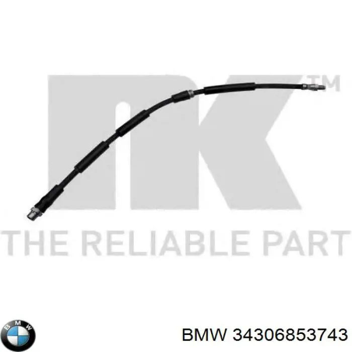 34306853743 BMW latiguillo de freno delantero