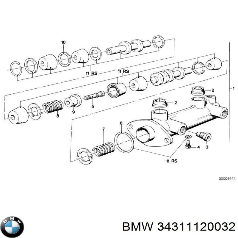 34311120032 BMW Cilindro principal de frenos