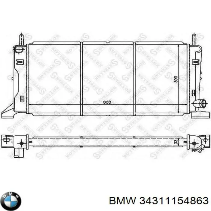 34311154863 BMW juego de reparación, cilindro de freno principal