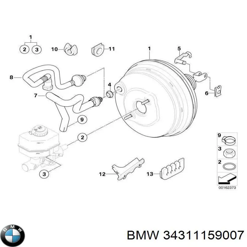  BMW 34311159007
