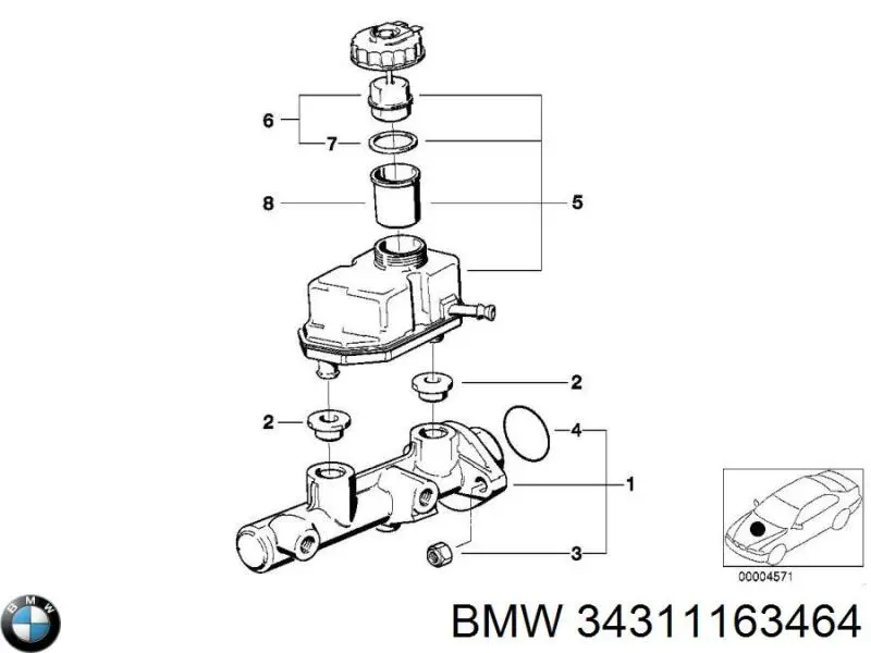 34311163464 BMW