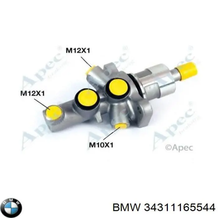 34311165544 BMW cilindro principal de freno