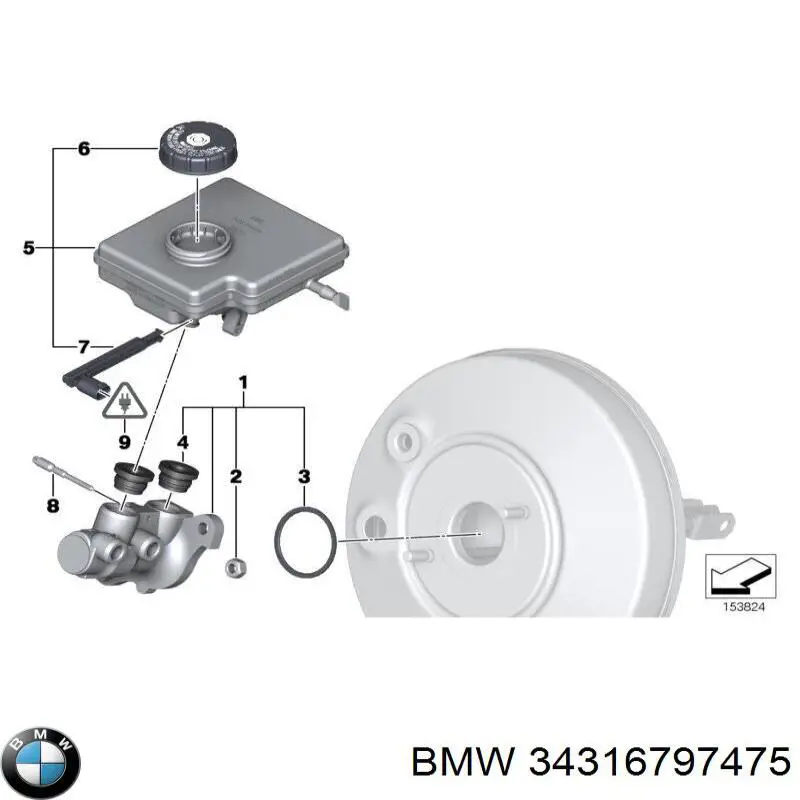 Kit de reparación, cilindro de freno principal BMW 34316797475 precio, desde 14,05 EUR