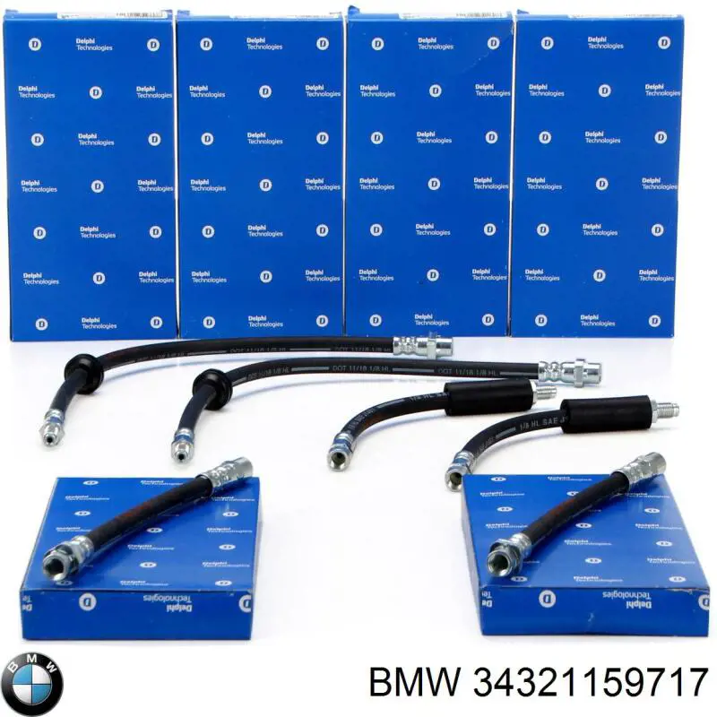 Tubo flexible de frenos delantero BMW 34321159717