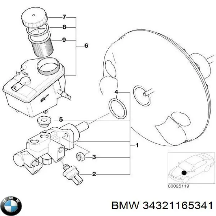Comprar 34321165341 BMW 