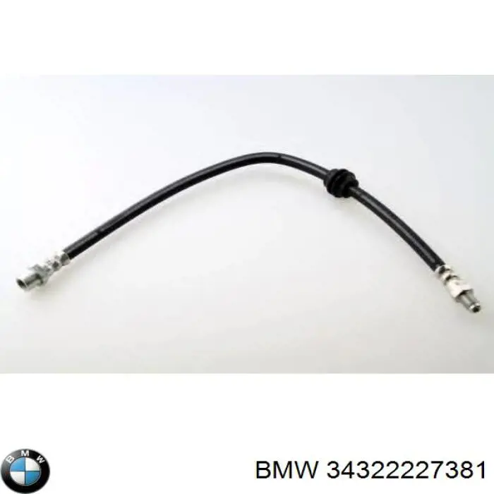 34322227381 BMW latiguillo de freno delantero