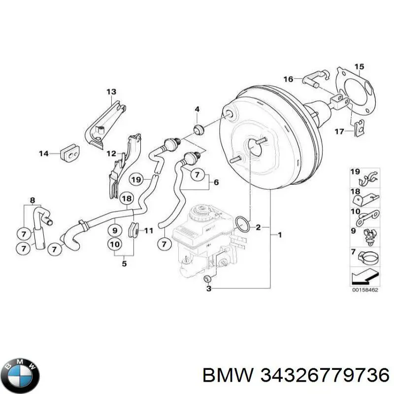 Servofreno BMW 34326779736 precio, desde 142,30 EUR