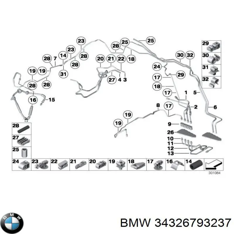  BMW 34326793237 precio, desde 13,25 EUR