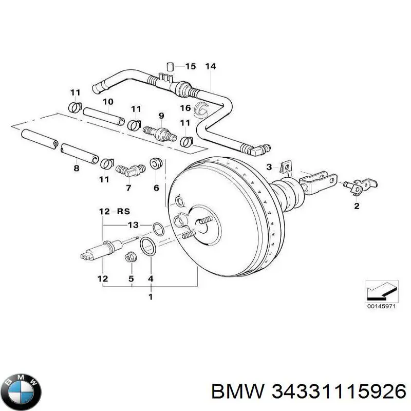 34331115926 BMW