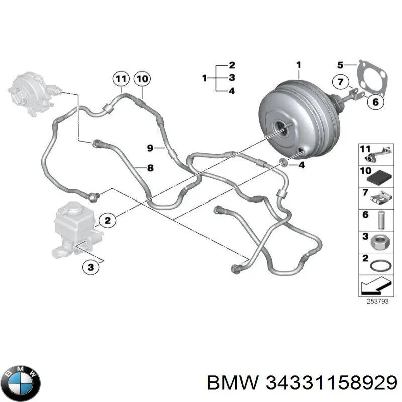 Comprar 34331158929 BMW 