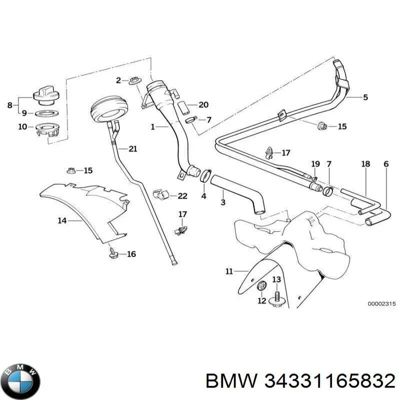  BMW 34331165832 precio, desde 24,62 EUR
